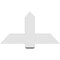 Ekena Millwork Eugene Architectural Grade PVC Gable Bracket, 36"W x 19 1/2"H x 2"D x 6"F, 13/12 Pitch GBP036X20X0206EUG00 - alternate 5